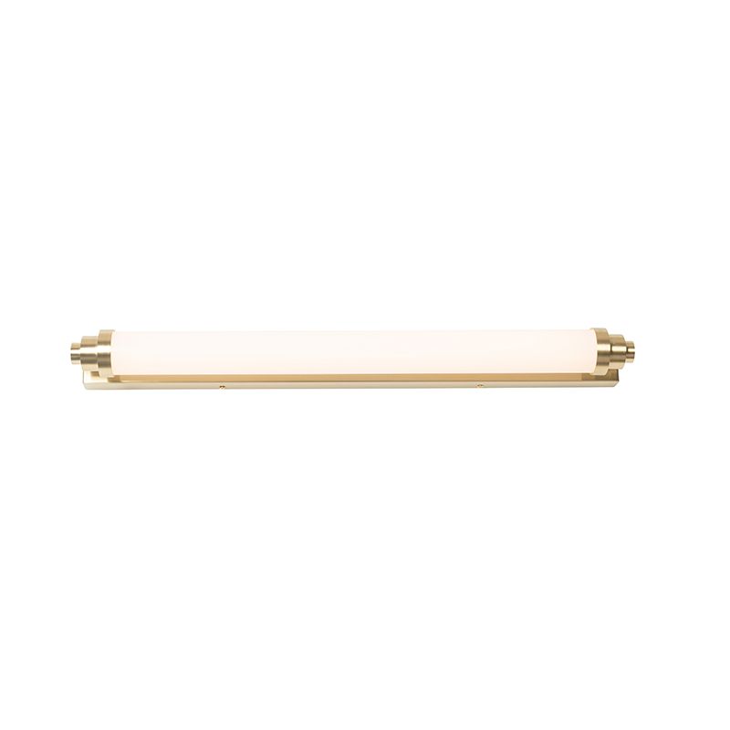 Wandlamp wit met goud incl. LED 3-staps dimbaar IP44 - Yordi