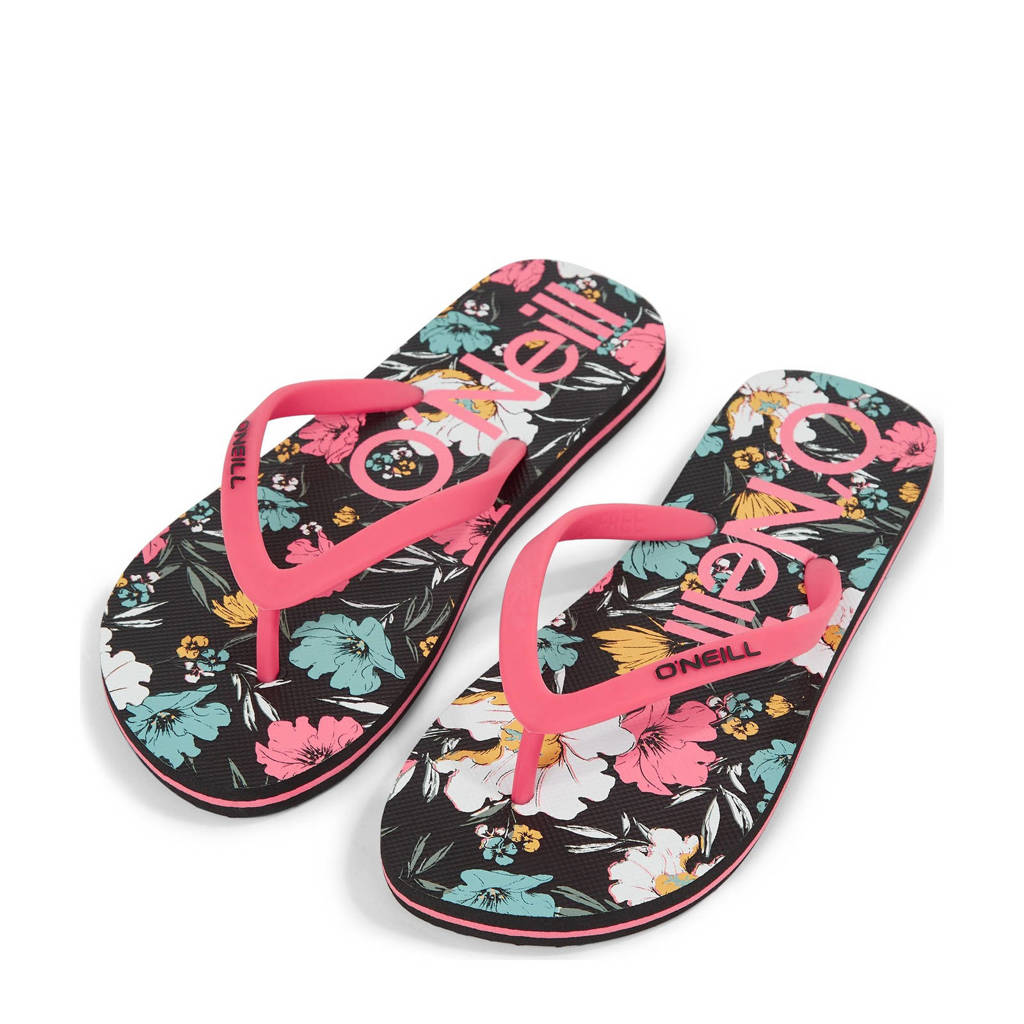 O'Neill Profile Graphic Sandalsteenslippers zwart/roze