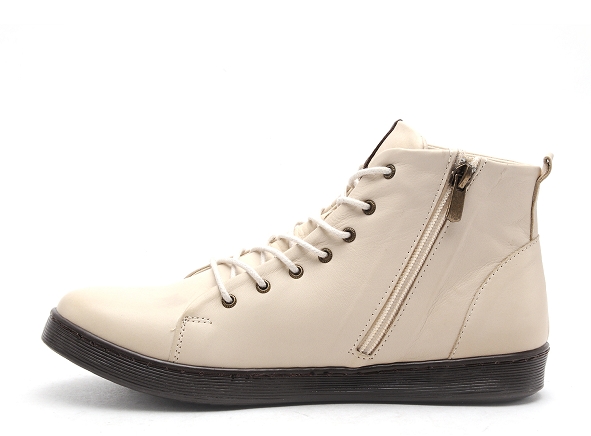 Andrea conti boots bottine plates femme 0342804 beige