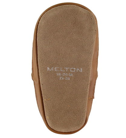 Melton Hausschuhe - Solid Leather - Kognac
