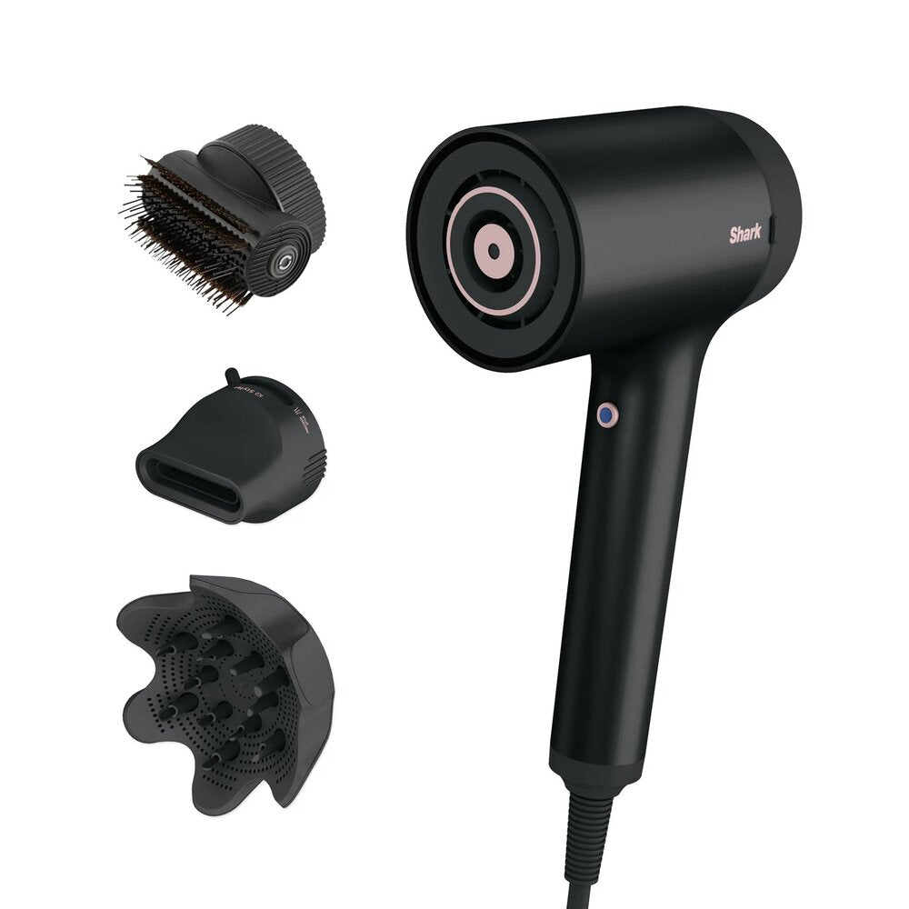Shark  Style iQ Ionic 2-in-1 hårtørrer & style - sort