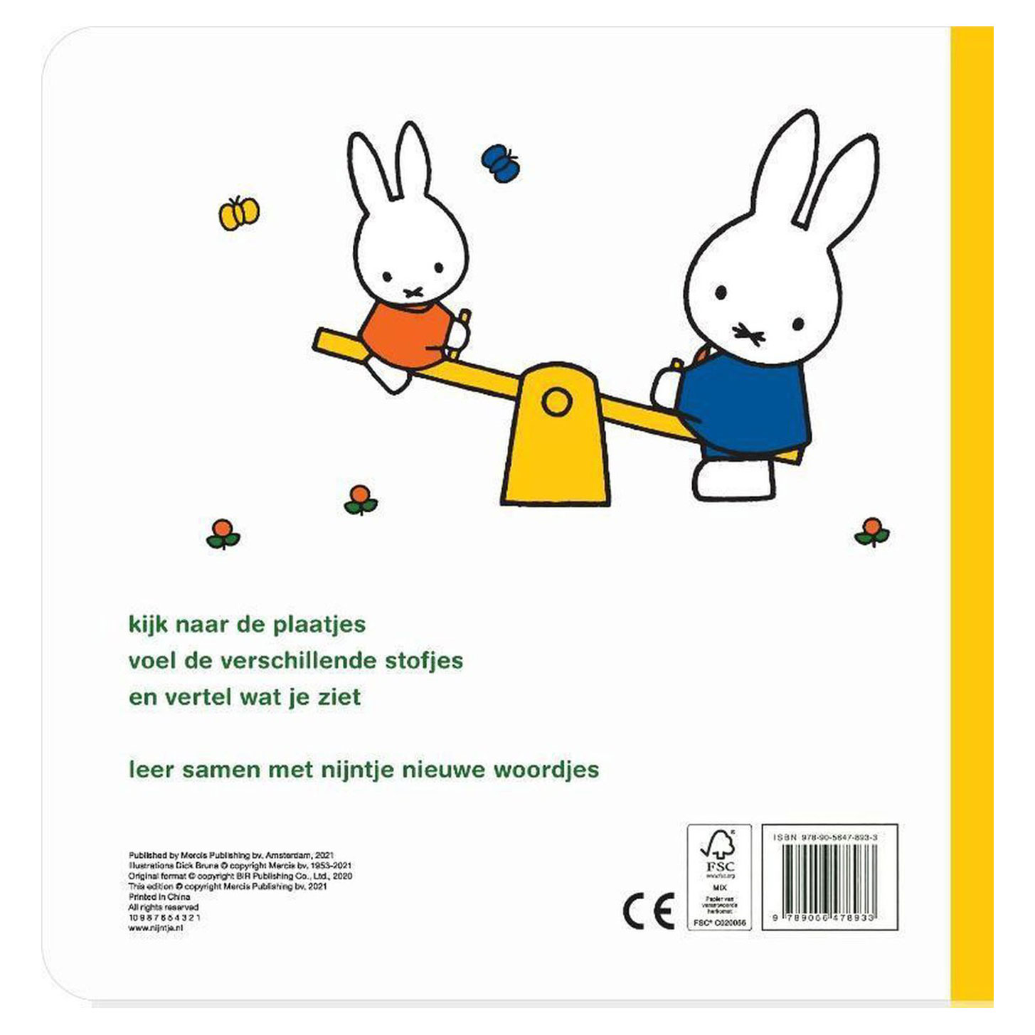 nijntje voelboek woordjes leren