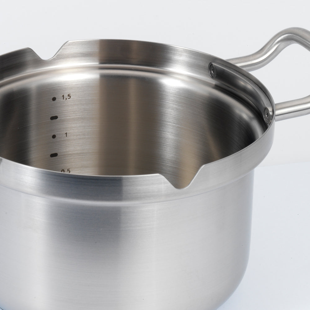 Q-linair Master steelpan 16 cm met deksel