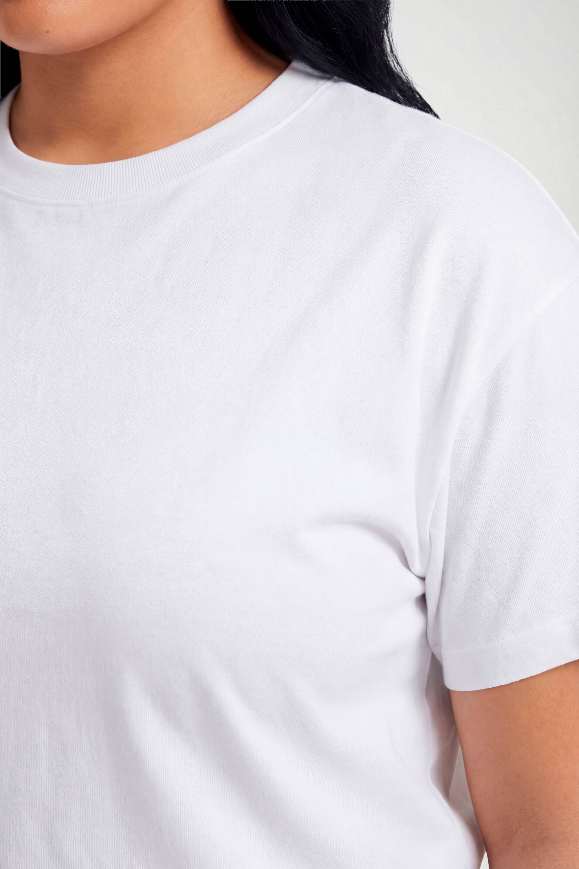 boohoo T-shirt Basique Oversize À Manches Courtes Plus
