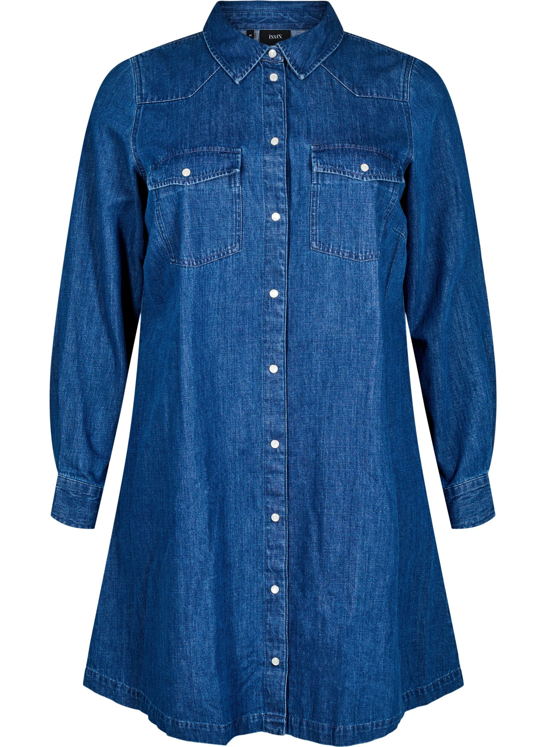 Denimkjole med knapper