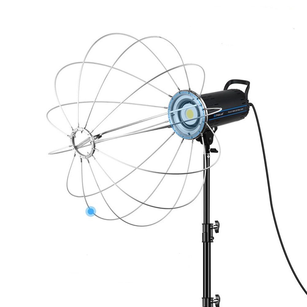 (65x55cm) PKT3105 LED Fotostudio Softbox Fotobeleuchtung Tripod Stativ mit Diffusor   Fernbedienung (3200K - 5700K) - Schwarz