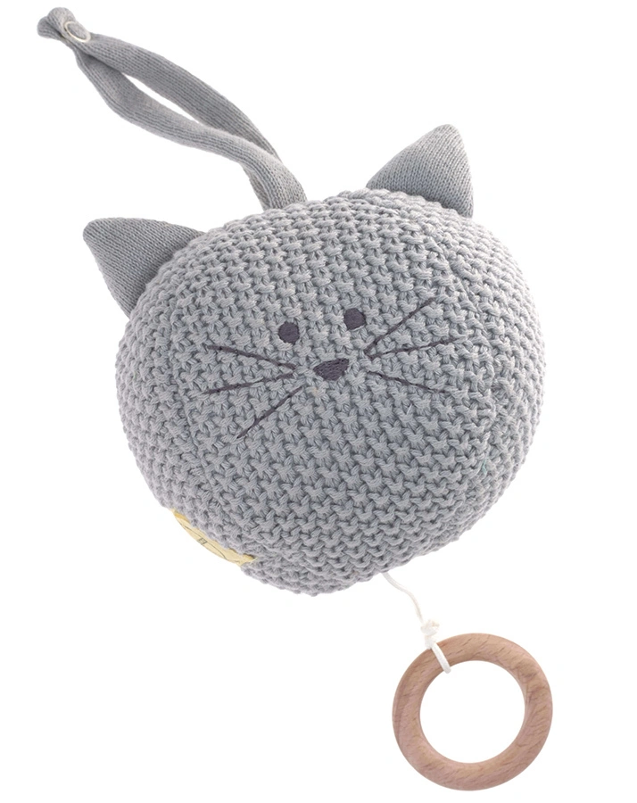 Spieluhr LITTLE CHUMS – CAT in grau