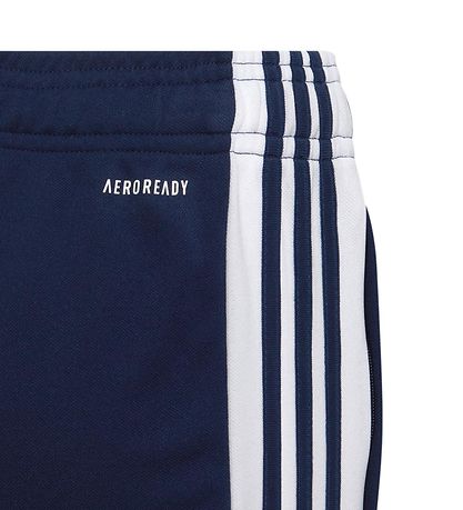 adidas Performance Trainingshose - SQ21 - Navy m. Weiß