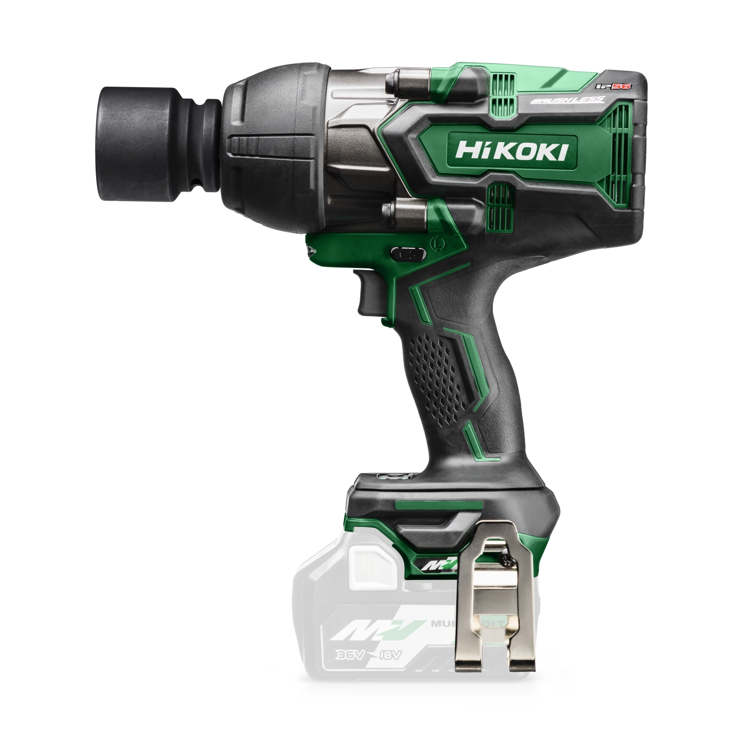 HiKOKI WR36DAW2Z 36V MultiVolt Li-Ion accu slagmoersleutel body in HSC - 1180Nm - 3/4'' - koolborstelloos