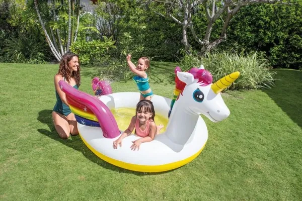 Intex 57441, Oppustelig pool, Oval, 2 År, Vinyl, Flerfarvet