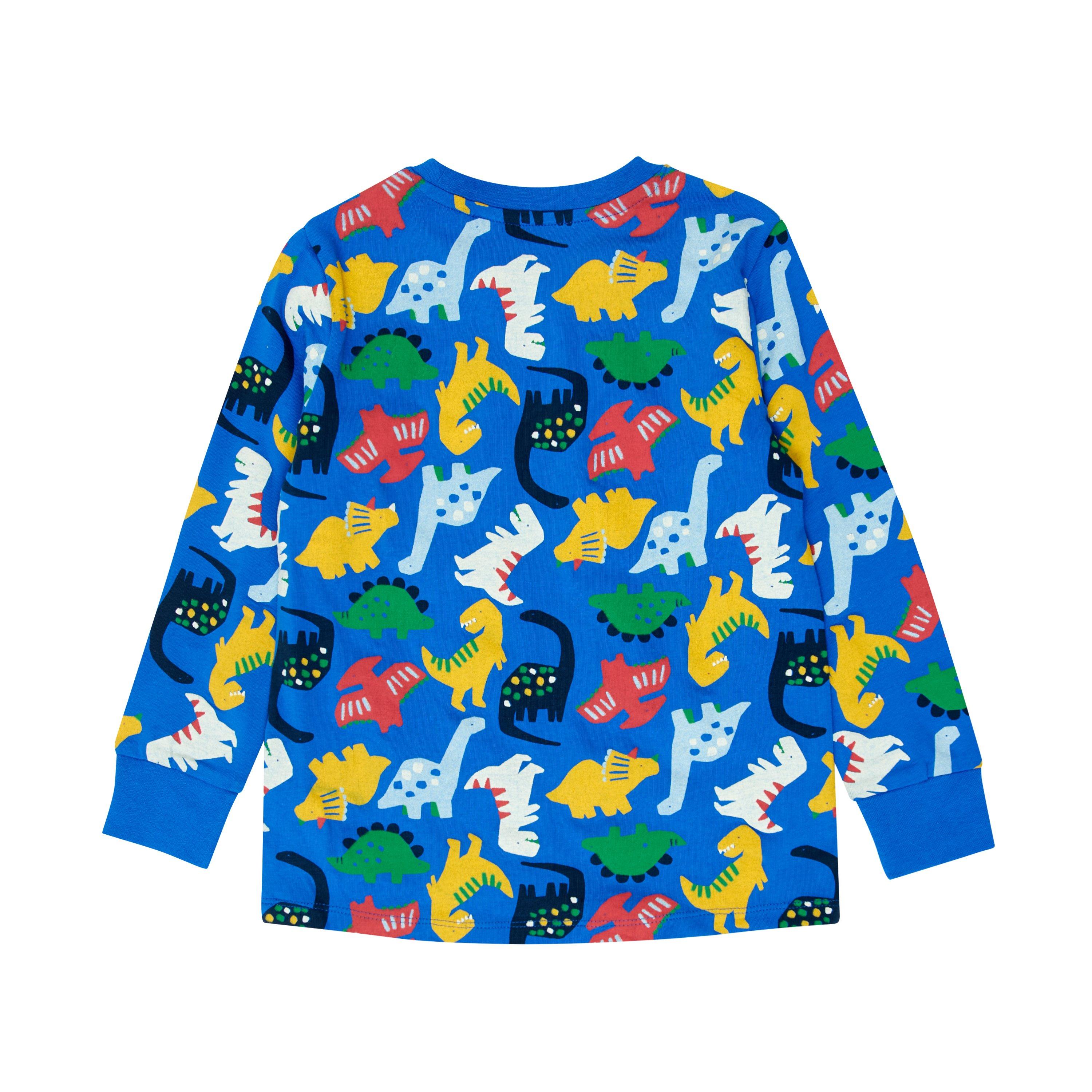 Firetrap Kids Boys 3 Pack Dinosaur Pyjama Set