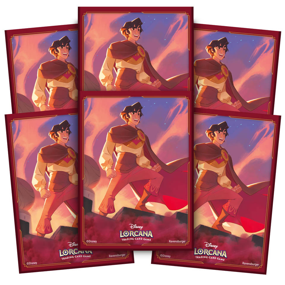 Disney Lorcana TCG Aladdin sleeves