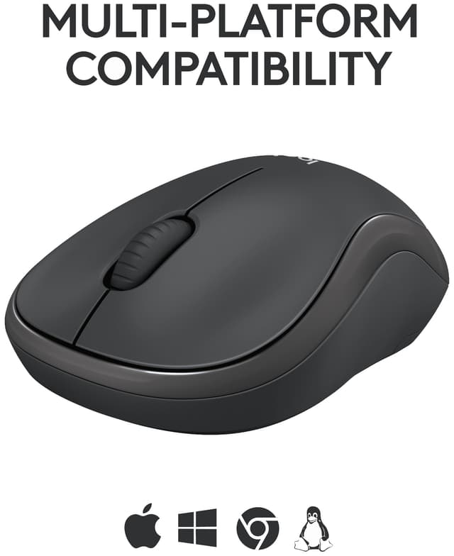 Logitech M240 Silent Bluetooth trådløs mus (sort)