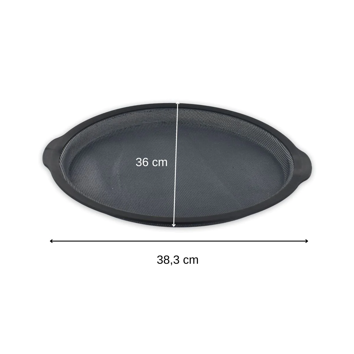 Plaque à pizza ronde Silicone fibre de verre Zenker