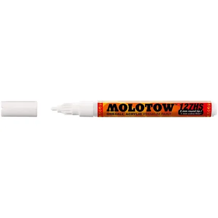Molotow Permanentmarker ONE4ALL 127 HS, nachfüllbar, 2 mm, signalweiß
