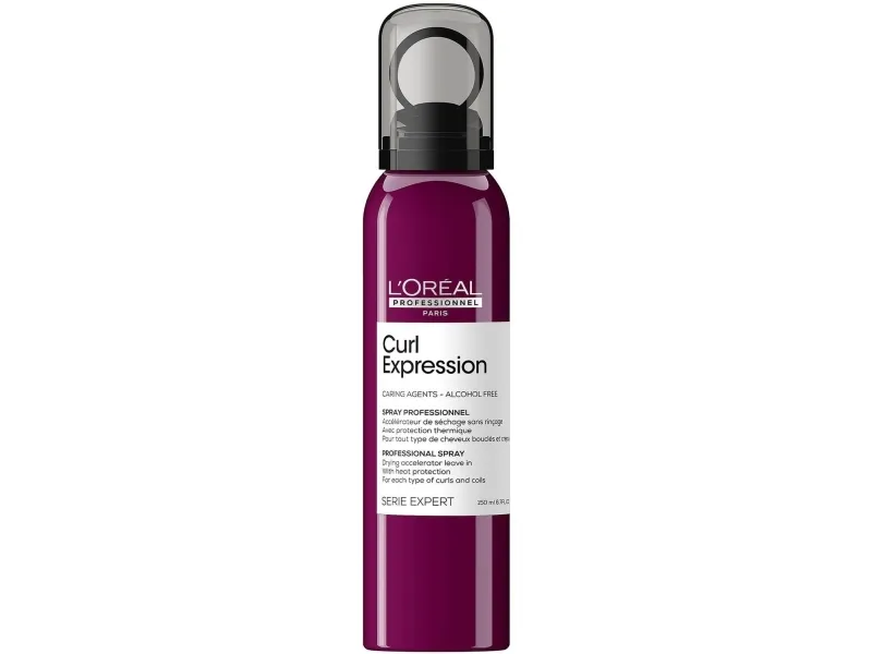 L`Oreal Professionnel Expert Series Curl Expression Curl Expression Drying Accelerator Hair Spray, krøllet/vølvet hår, 150 ml