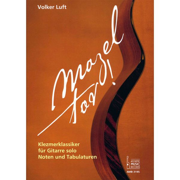 Acoustic Music Books Mazel Tov Klezmer Gitarre