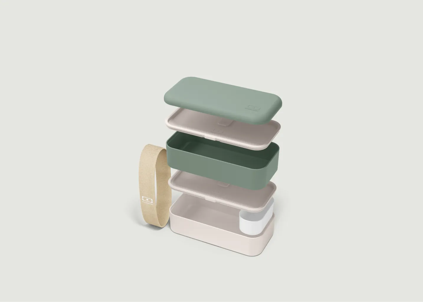 Boite hermétique rose Wax - la boite bento Made in France monbento