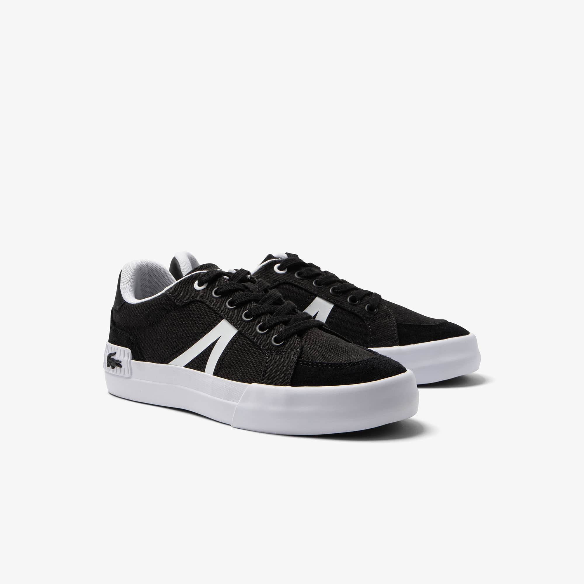 Sneakers L004 junior Lacoste en textile Sneakers - Noir - Lacoste - Enfant