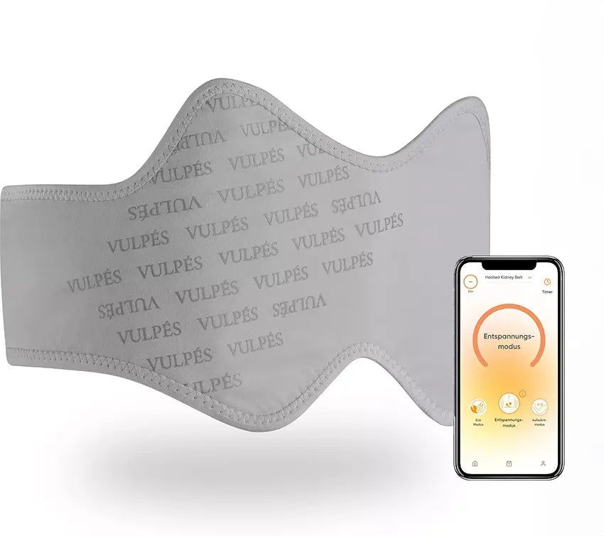 Vulpés HeatBelt PRO - Intelligenter Wärmegürtel für Rücken, Becken, Nieren