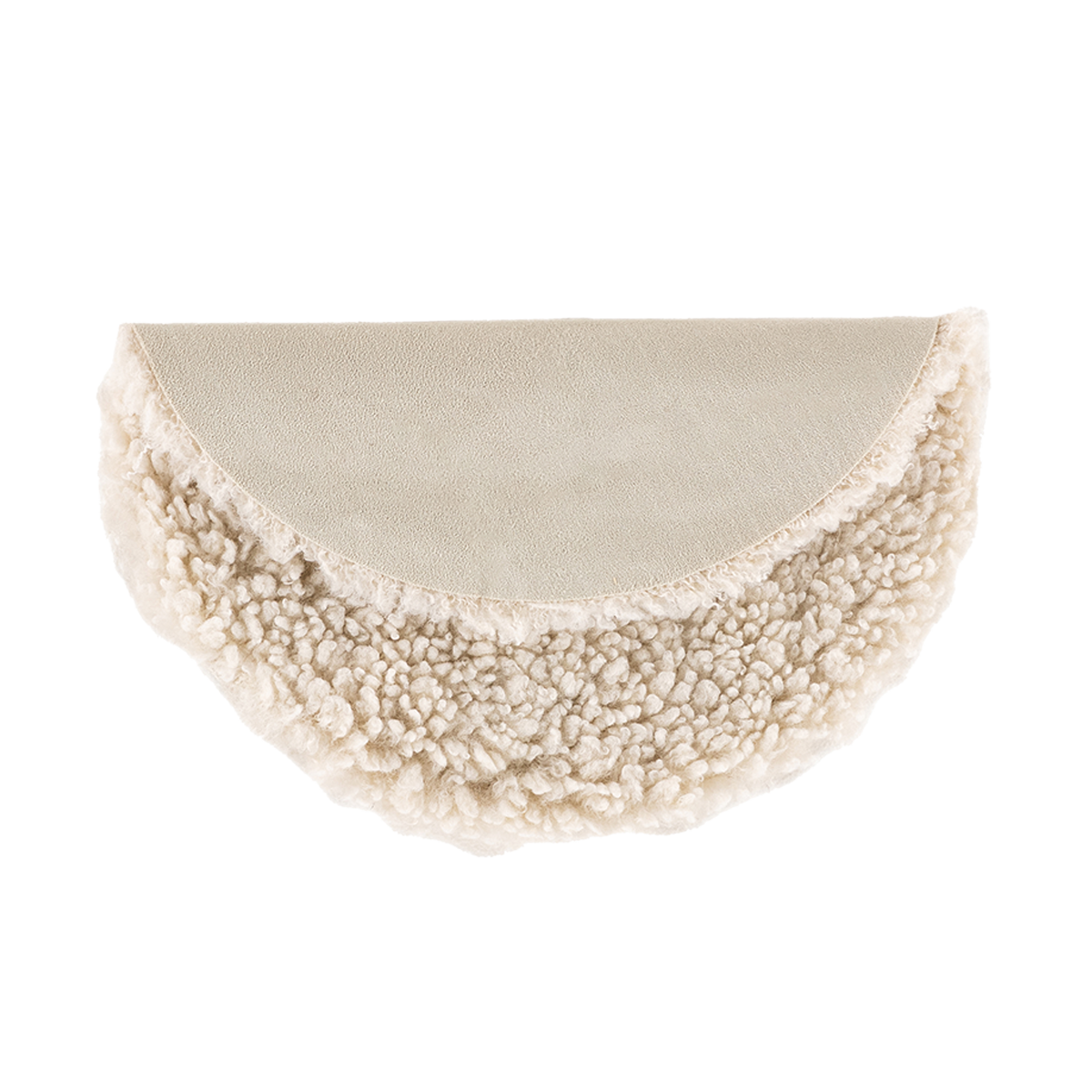 Vachtje Malia teddy wit - Ø 34 cm