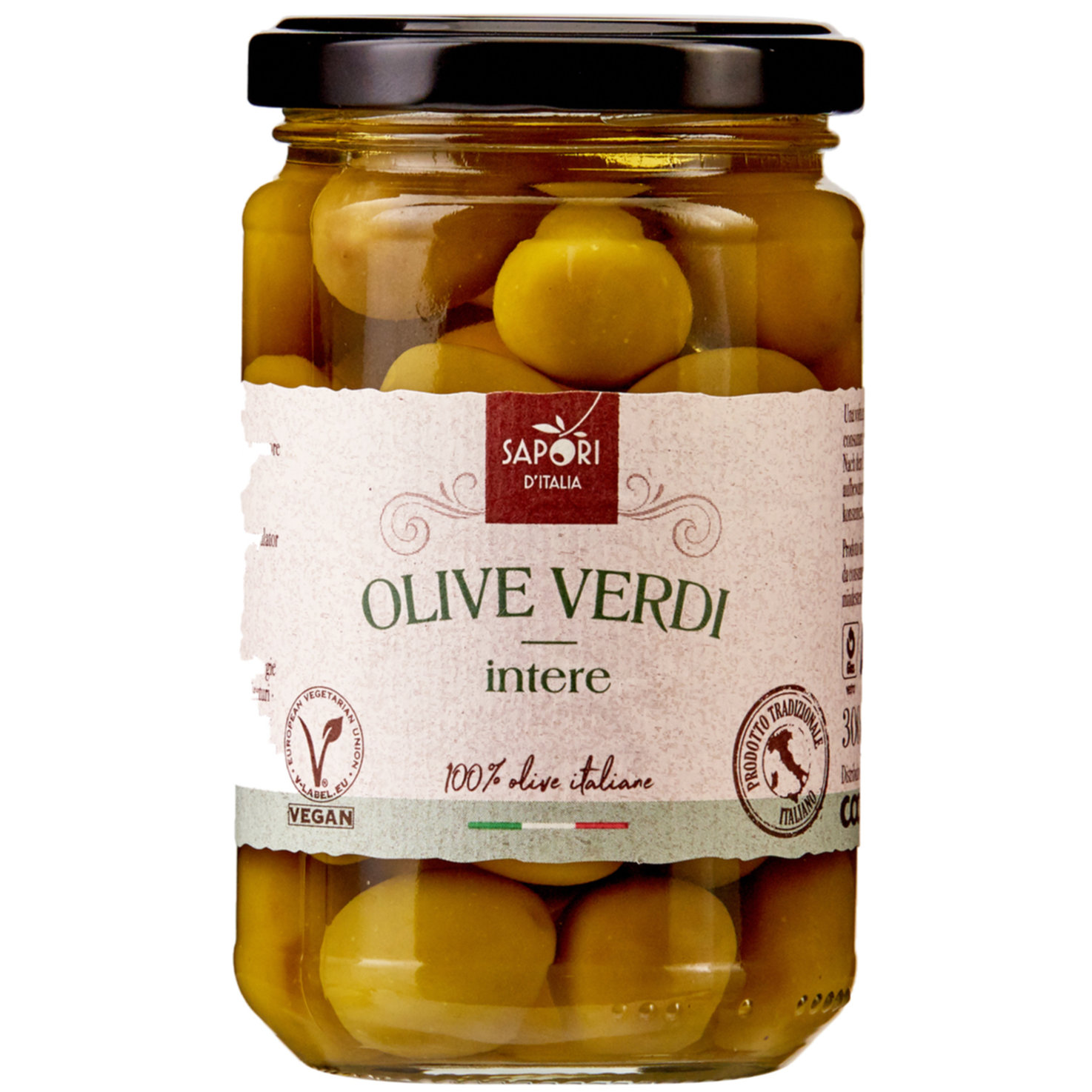 Sapori d'Italia Olive verdi intere Nocellara DOP