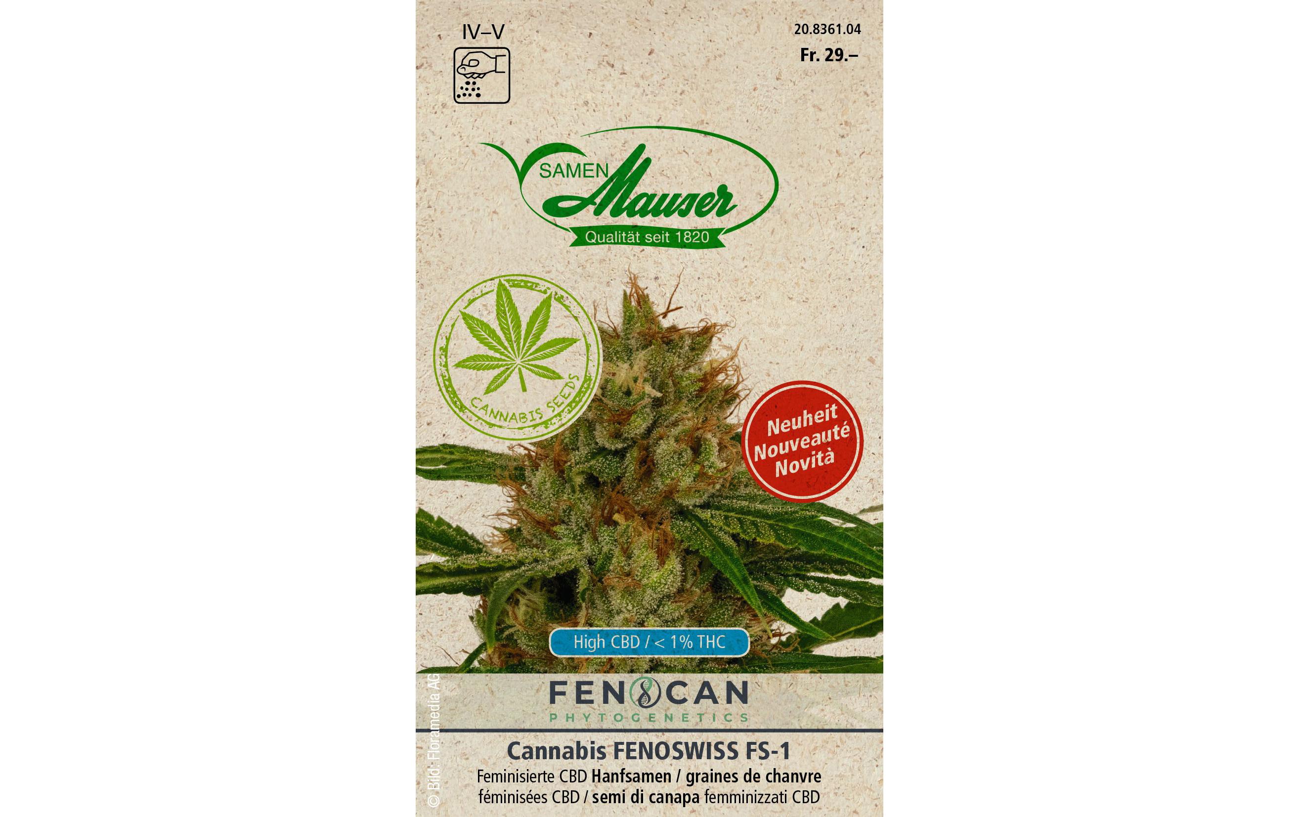 Saatgut Cannabis FenoswissBlumensamen