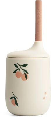 LIEWOOD Ellis Sugerørkopp, Peach/Sea Shell