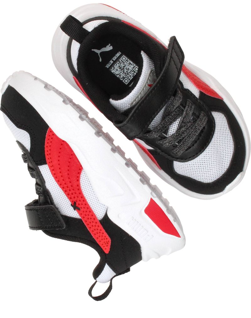 Puma Trinity 2 LT Mid 90s Sneakers Zwart Jongens