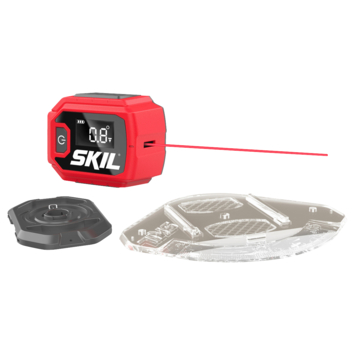 SKIL digitale waterpas en lijnlaser 4,5m 1900AA incl. muurhouder en hoekhulpstuk