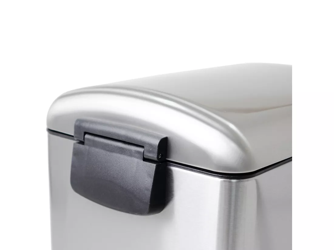Poubelle de cuisine à pédale FULLER Argent Acier inoxydable 40 L