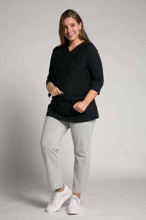 Bellieva-Wickelshirt, Skin to Skin, Rundhals, GOTS