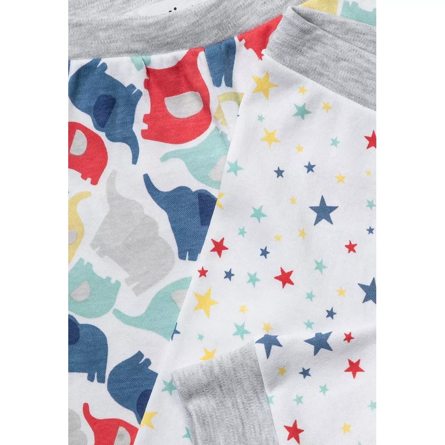 MINOTI 2er-Pack Leggings WeißGrau