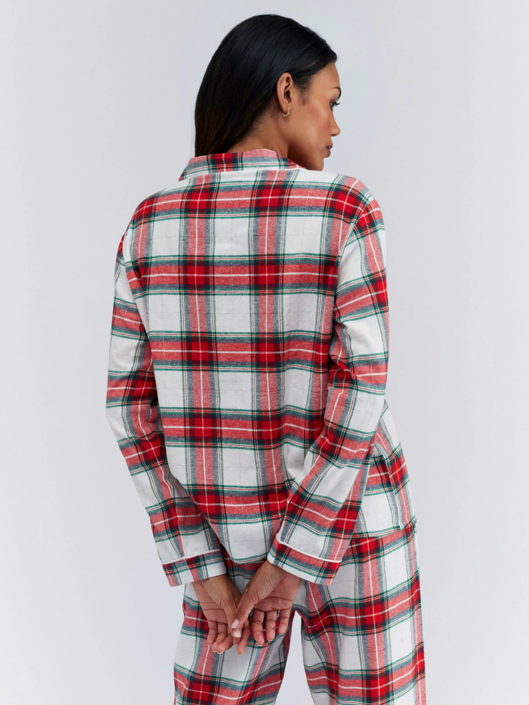 Ivory Check - Boux Avenue Pyjamas In a Bag
