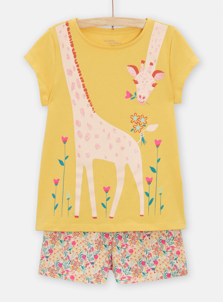 Pyjama animation girafe pour fille