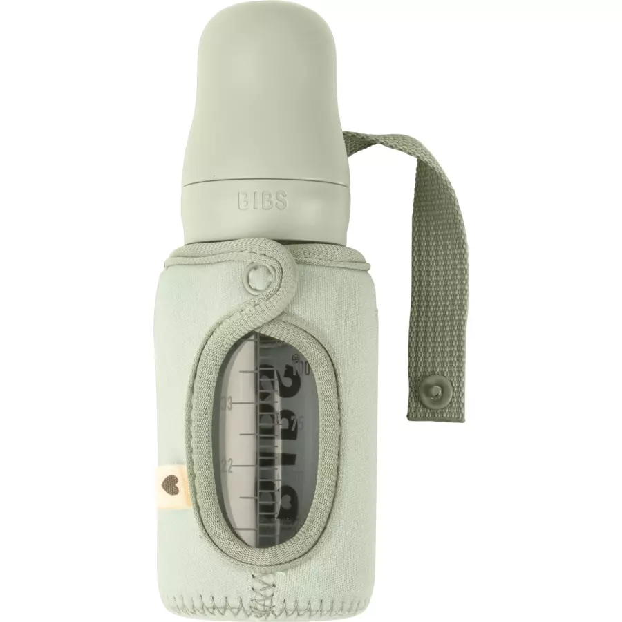 BIBS® Babyflaschehülle für Flasche 110 ml Sage
