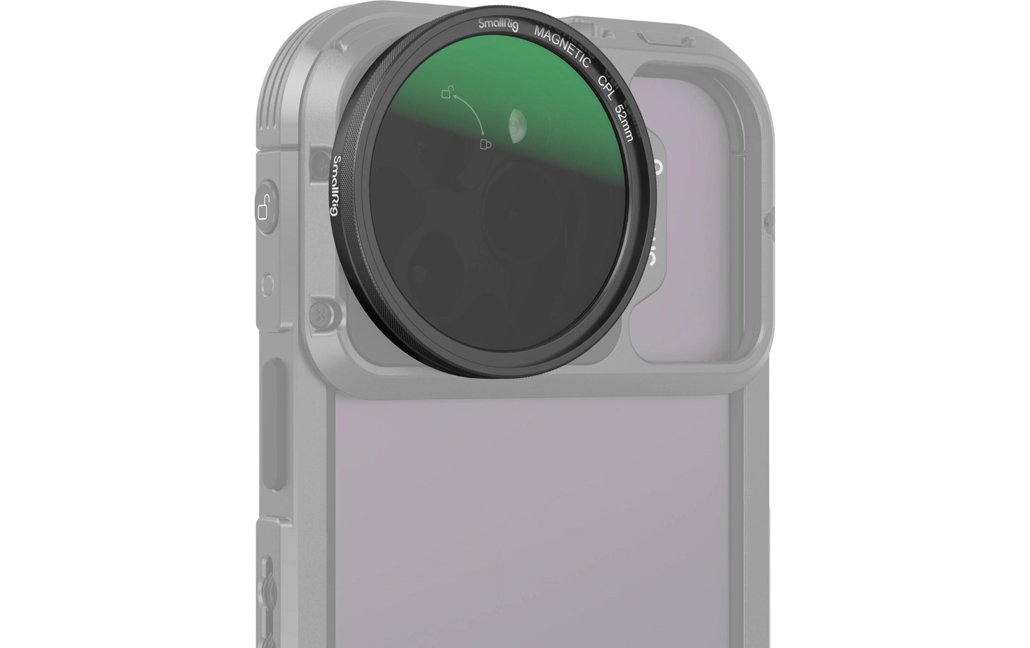 MagEase Magnetischer CPL-Filter mit Filter AdapterEliminiert Reflexionen von nicht-metallischen Oberflächen