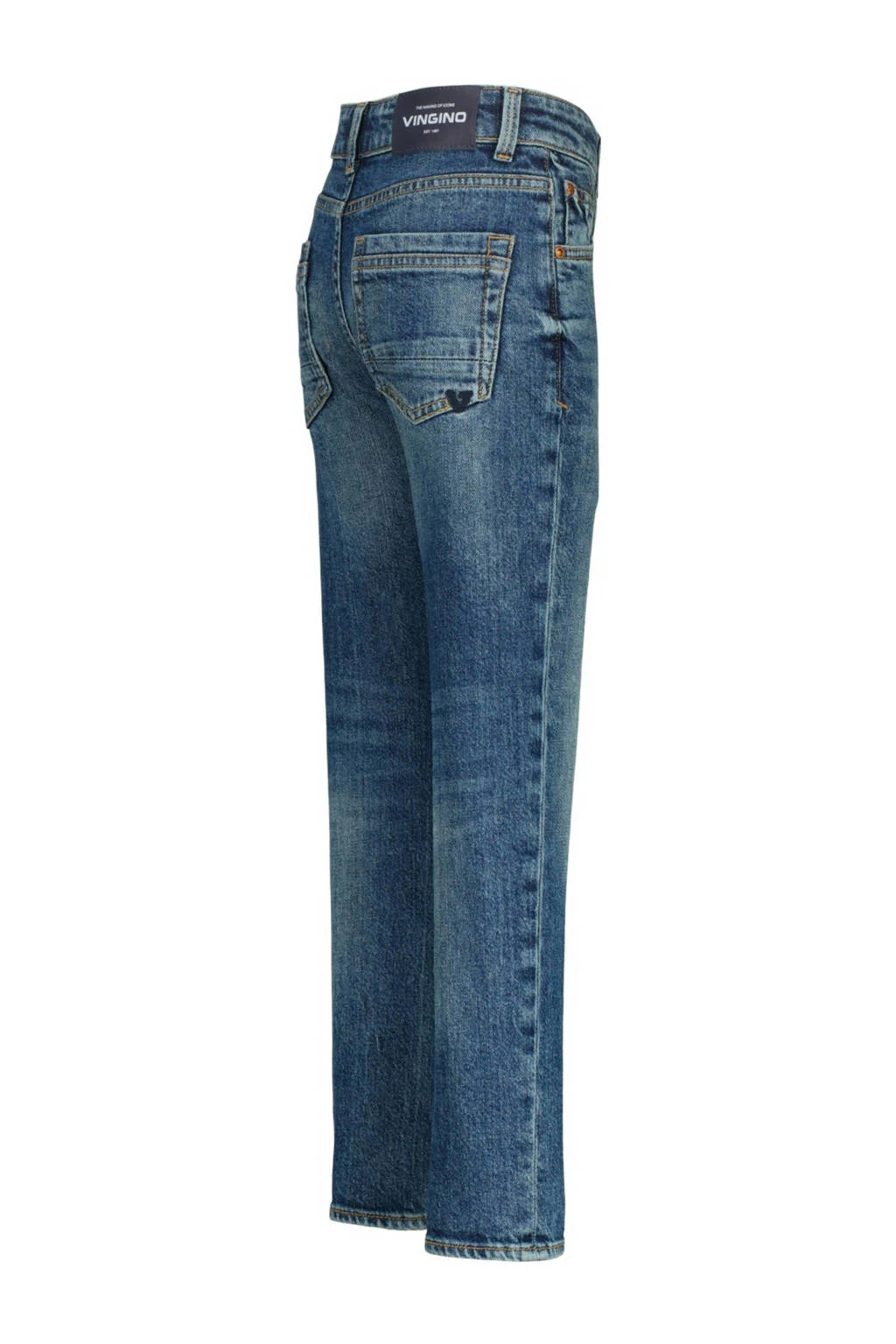 Vingino straight leg jeans medium blue denim