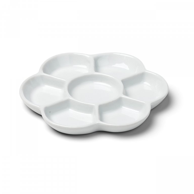 Porzellanpalette weiß