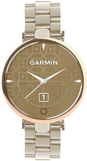 STRAP-IT - Stalen Band - Champagne-goud - Geschikt voor Garmin Lily