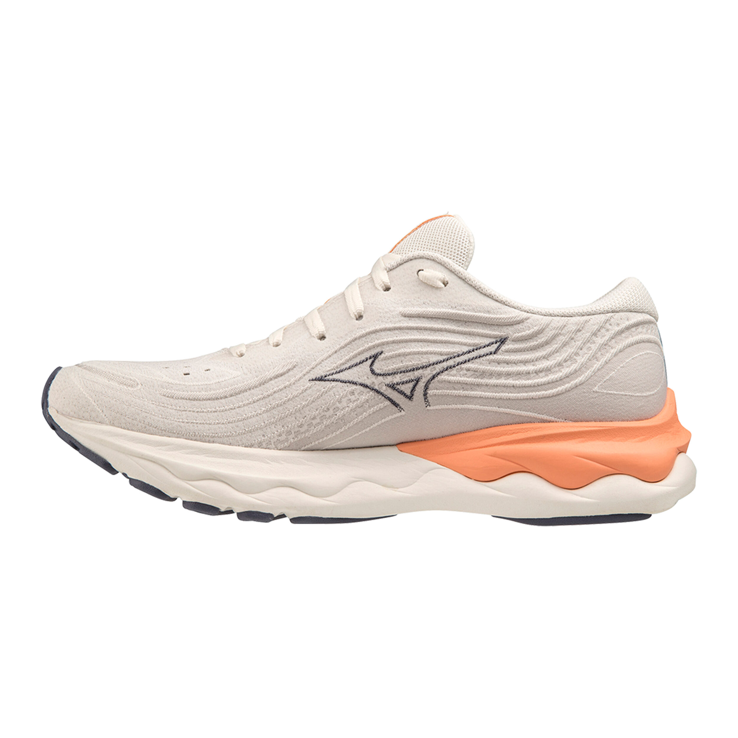 Mizuno Wave Skyrise 4 Chaussure De Running Sans Stabilisateurs Femmes - Blanc , Corail