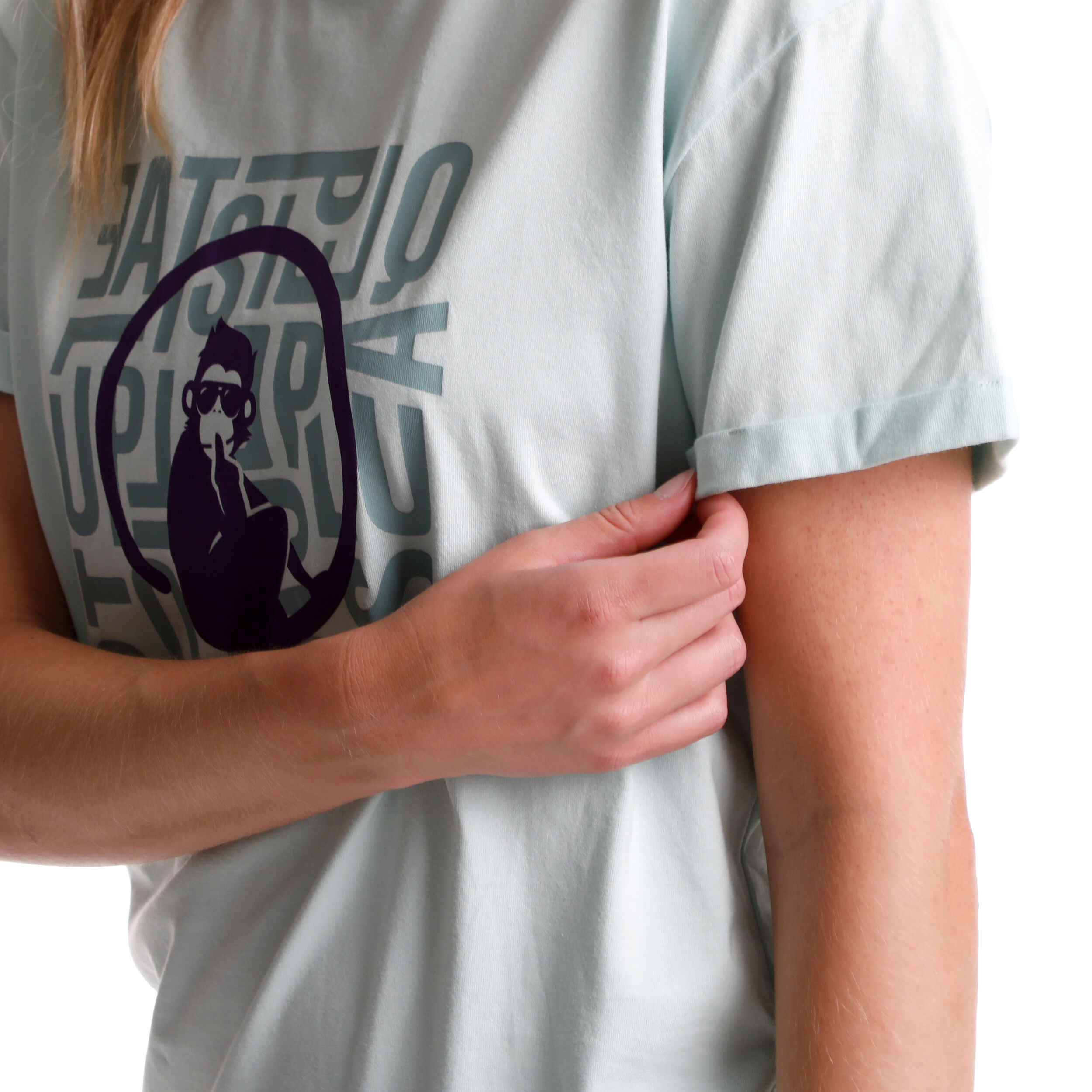 Quiet Please Word Salad T-shirt Femmes - Mint