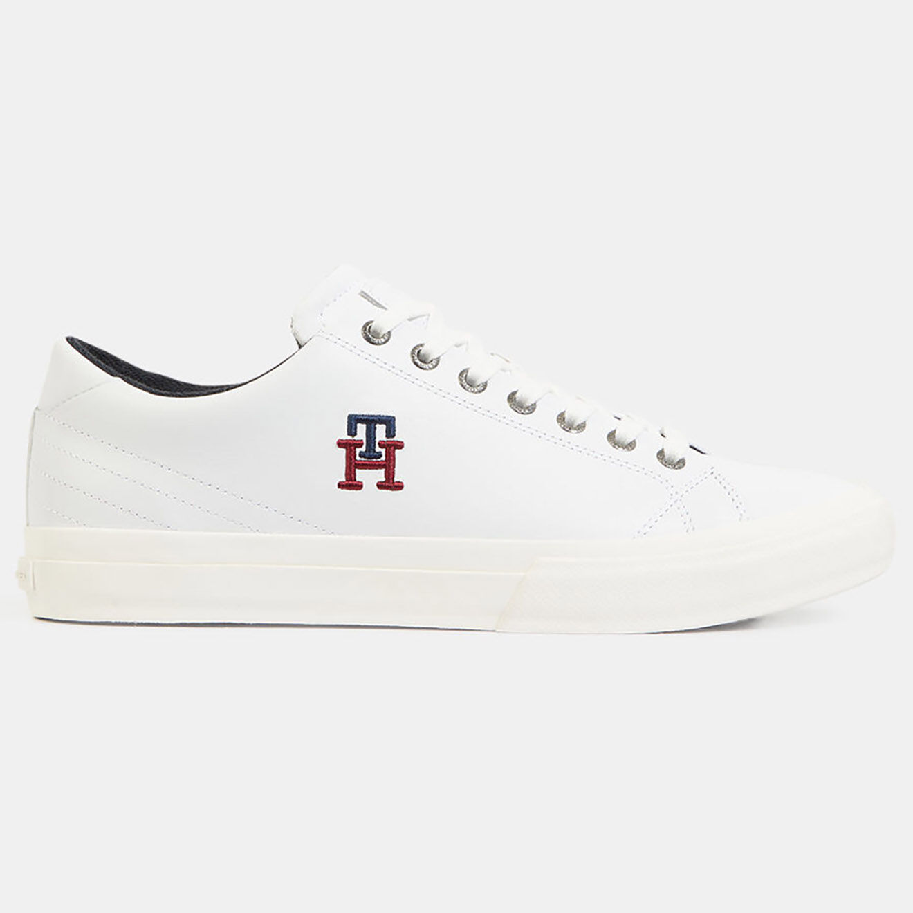Tommy Hilfiger Baskets en Cuir Vulc Street low blanches