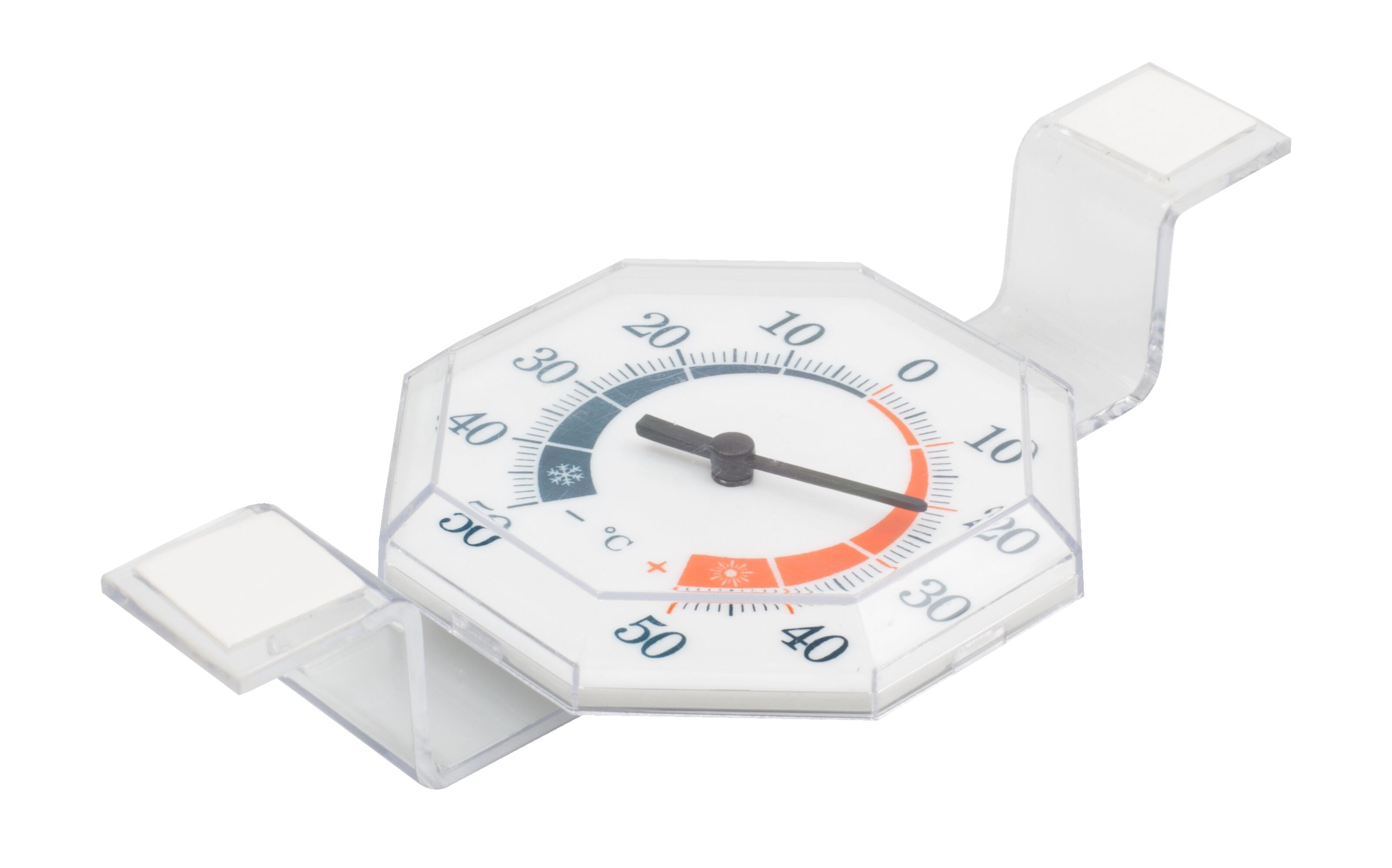 Vindustermometer i plast