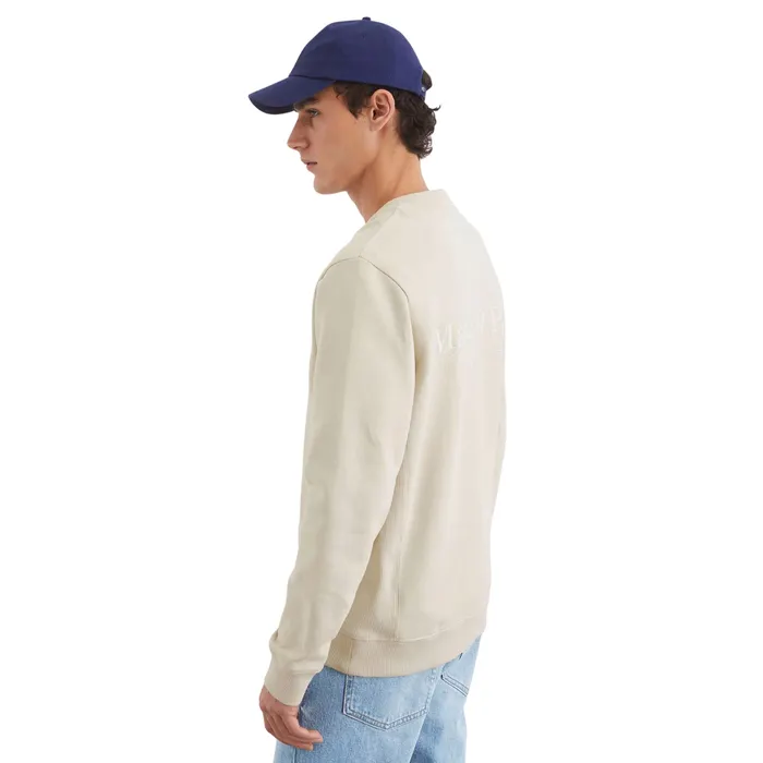 Marc O'Polo Regular Logoprint Crewneck Sweater Heren