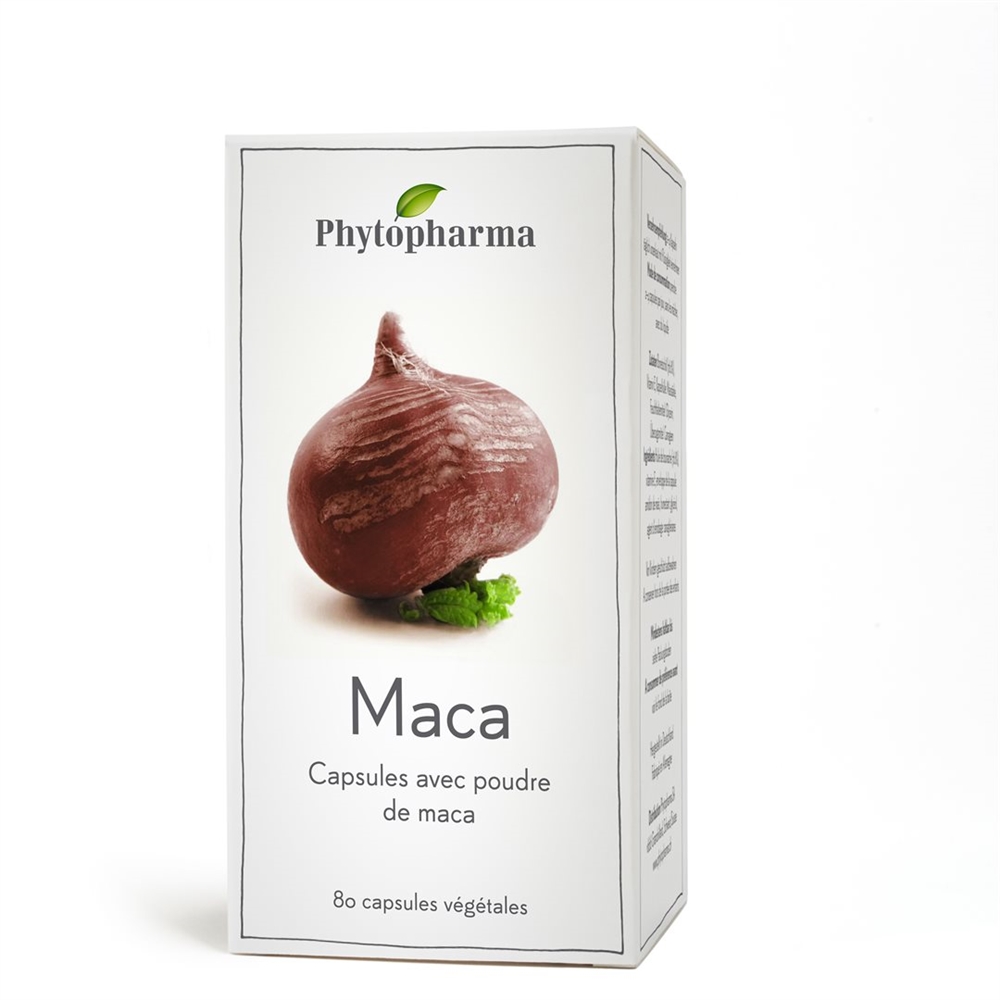 PHYTOPHARMA Maca 409 mg<br>80 Stück, Kapsel, pflanzlich