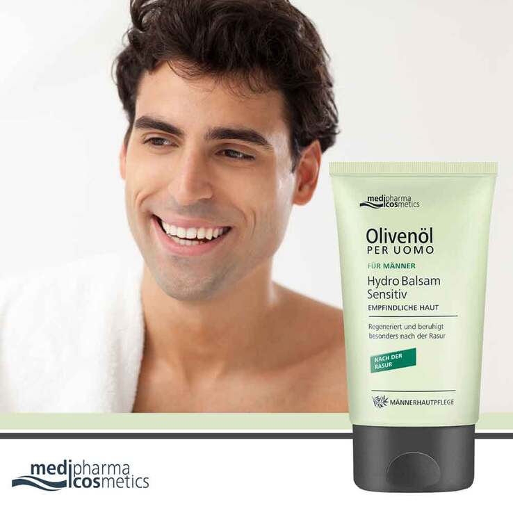 Olivenöl Per Uomo Hydro Balsam sensitiv, 50 ml