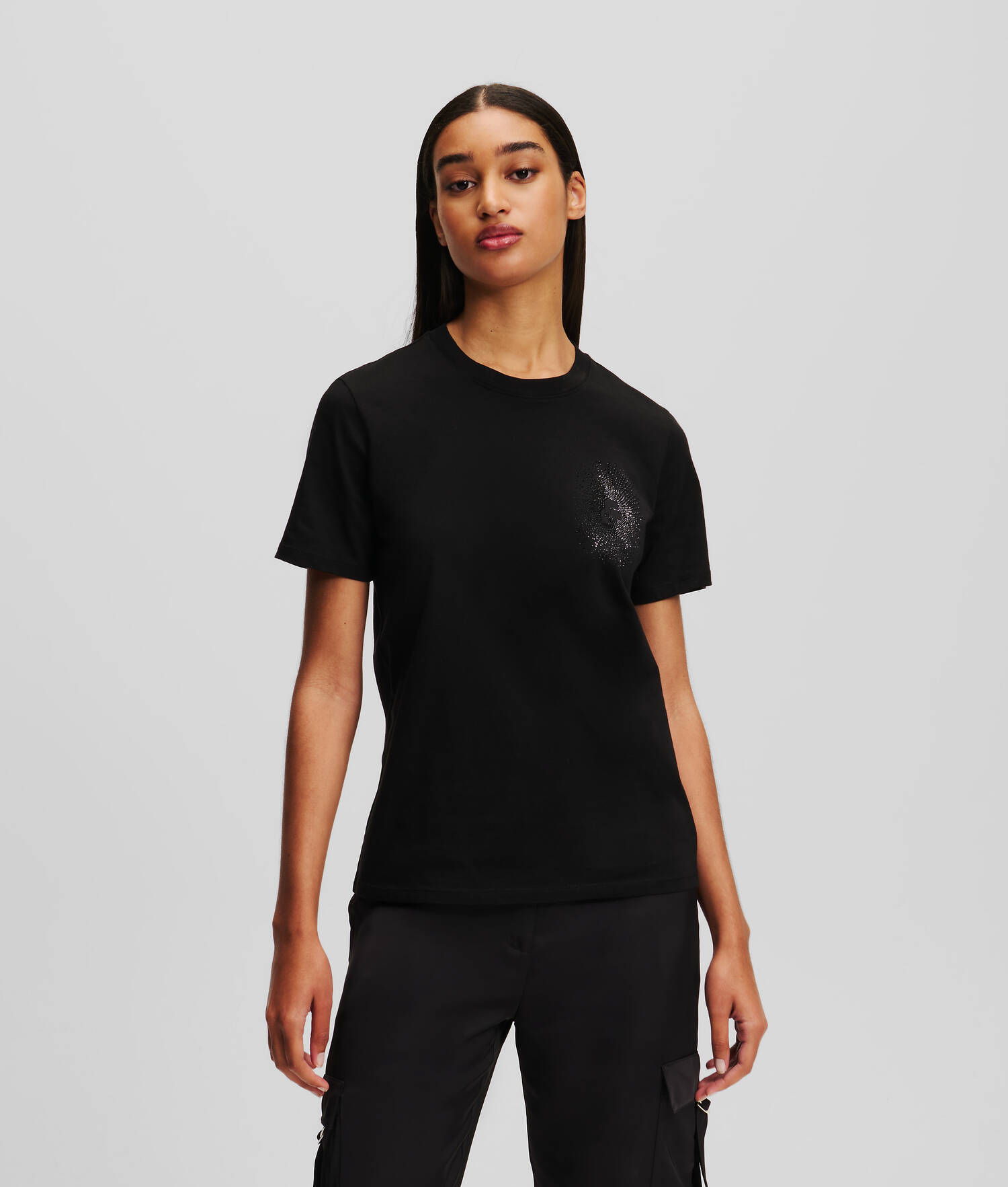 T-SHIRT À STRASS KARL KAMEO