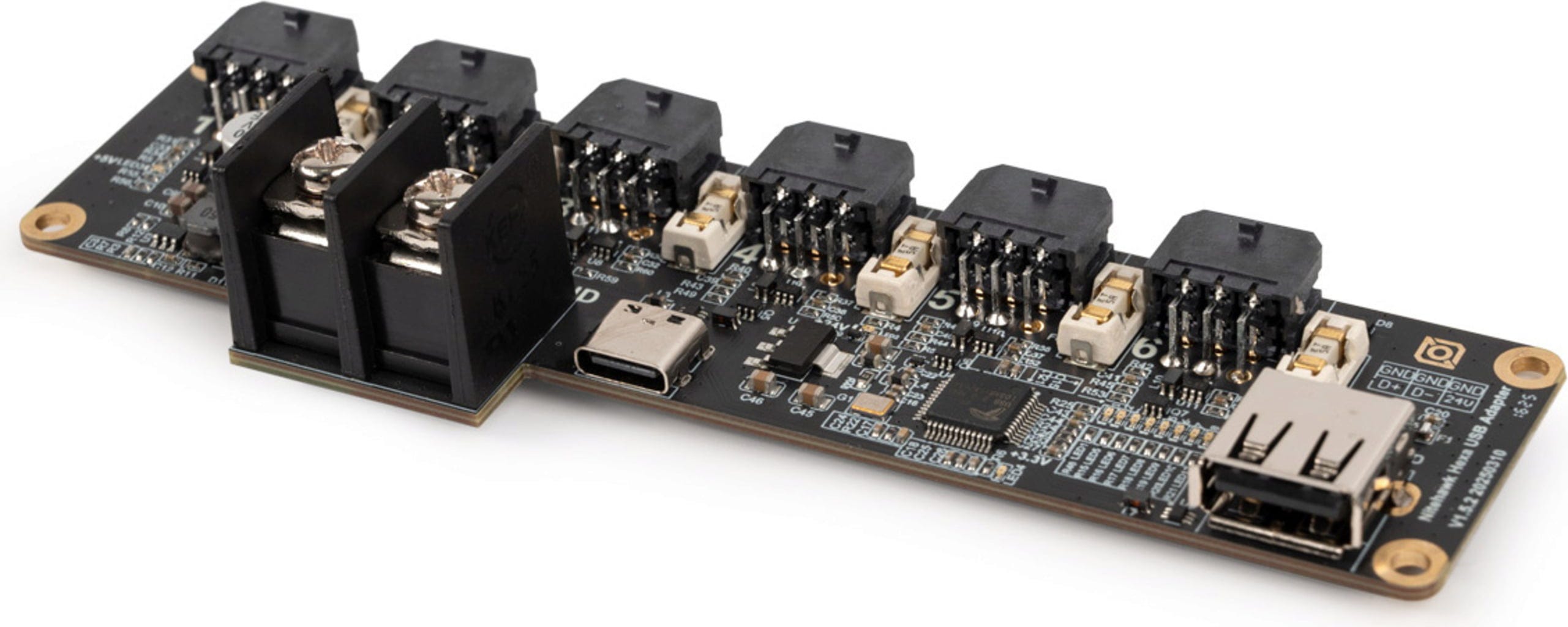 LDO Motors  Nitehawk Hexa 6+1 USB Adapter    USB Hub Platine für Multi Toolhead Systeme