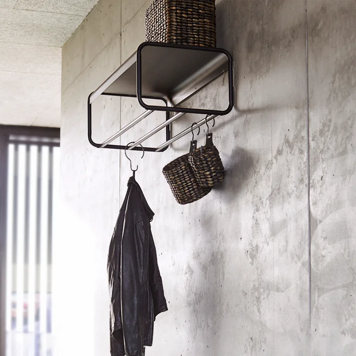 Muubs - Copenhagen Wandgarderobe, schwarz